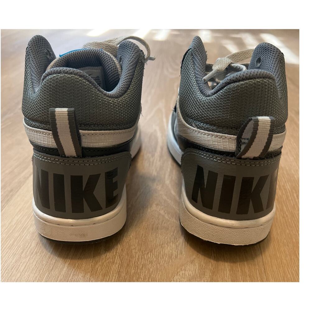 Nike Court Borough Mid Cool Grey Anthracite GS 839977-009 Size 5Y - Picture 4 of 7